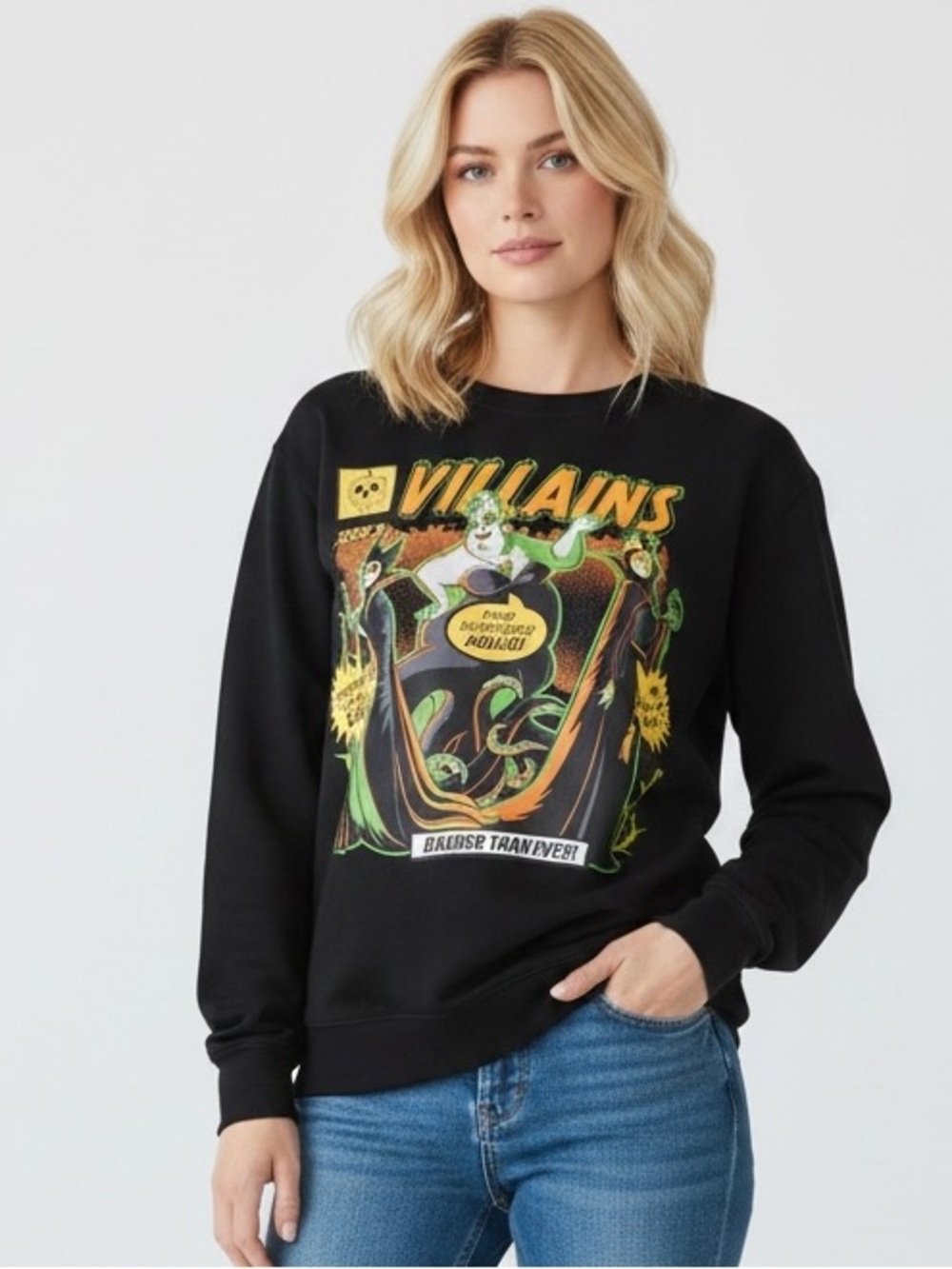 NWT Disney Villians Sweatshirt